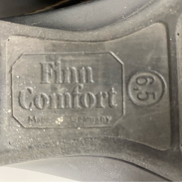 Finn comfort Sandals Womens size 9 US (6.5 UK) Brown Leather Made in Germany - Picture 6 of 12